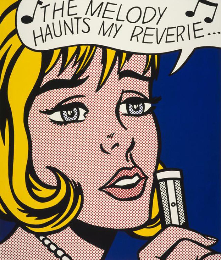 Roy Lichtenstein painting